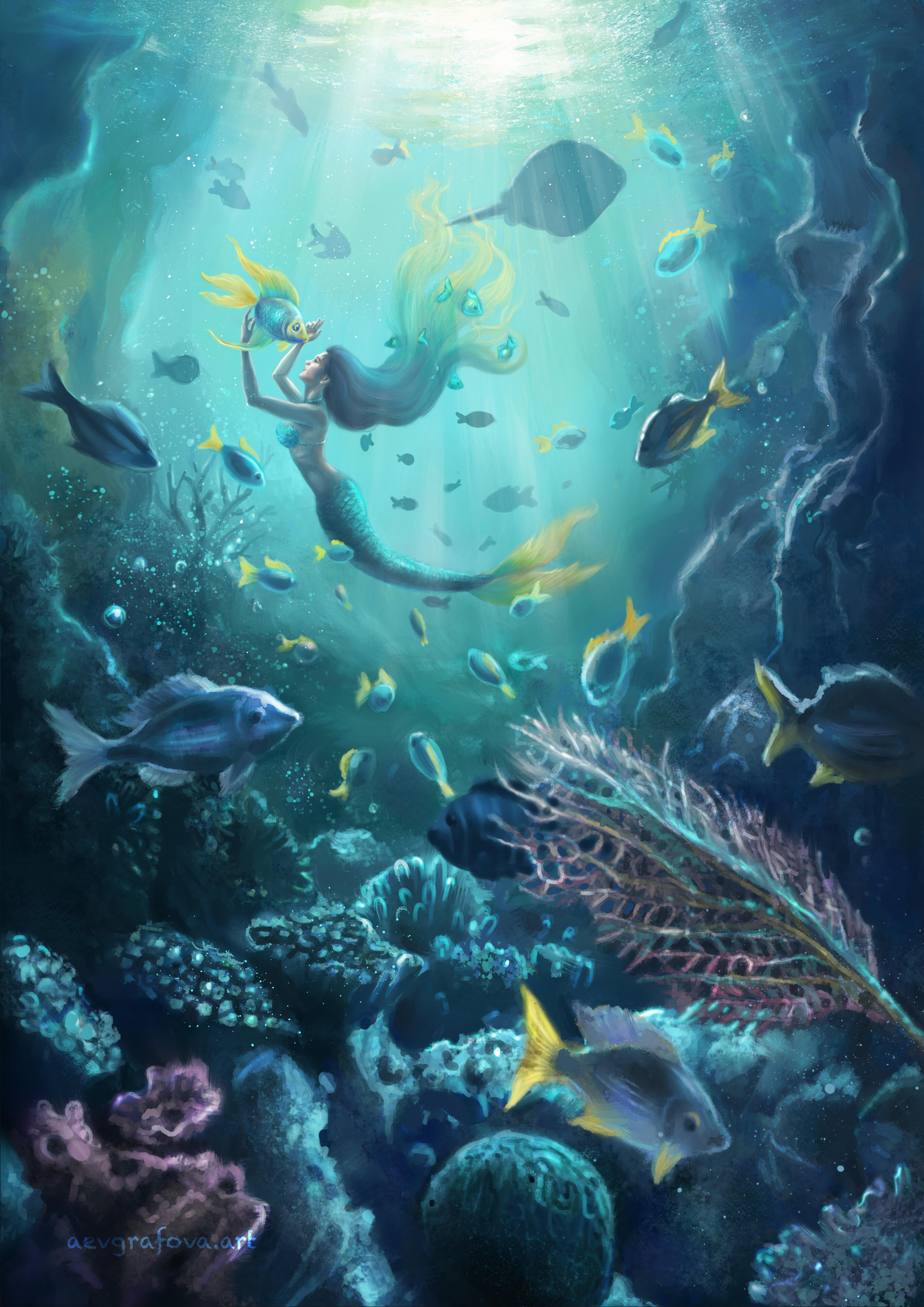 Marine Symphony - Commissioned Art Marine Symphony - Commissioned Art
